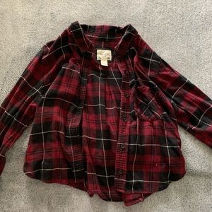 Forever 21 plaid button up